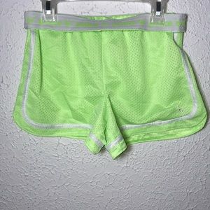 Silky Justice Neon Green Shorts